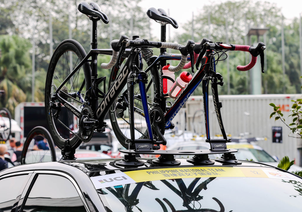 Rassine B6 – Fahrradträger mit Saugnapf für zwei Fahrräder