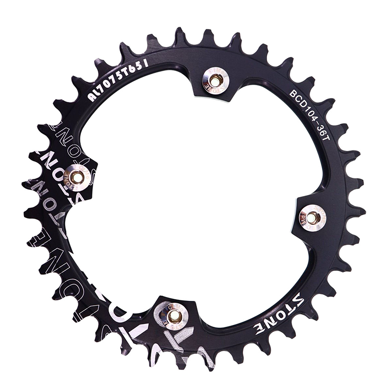 STONE - Round Chainring for Single Chainring 104 BCD