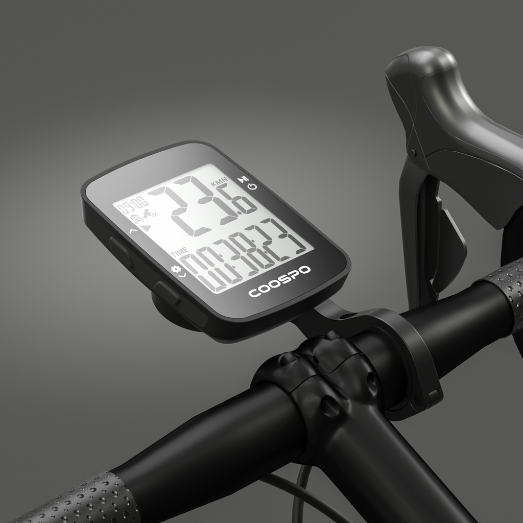 coospo fahrradcomputer gps Cyclocomp. BC26 Wireless – DOPE WALIO Wurstdose für Kühlschrank mit breit Color:Azure Gray Metallic Tri-Coat wireless bike computer bc26